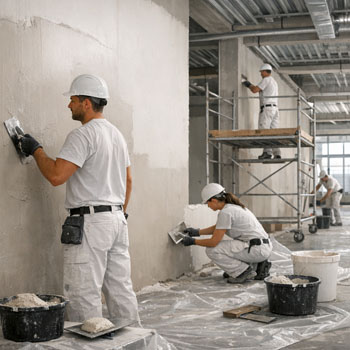 Commercial Plastering in MA