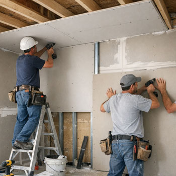Plasterboard Installation in MA